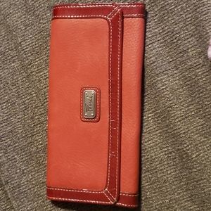 Fossil red women's wallet